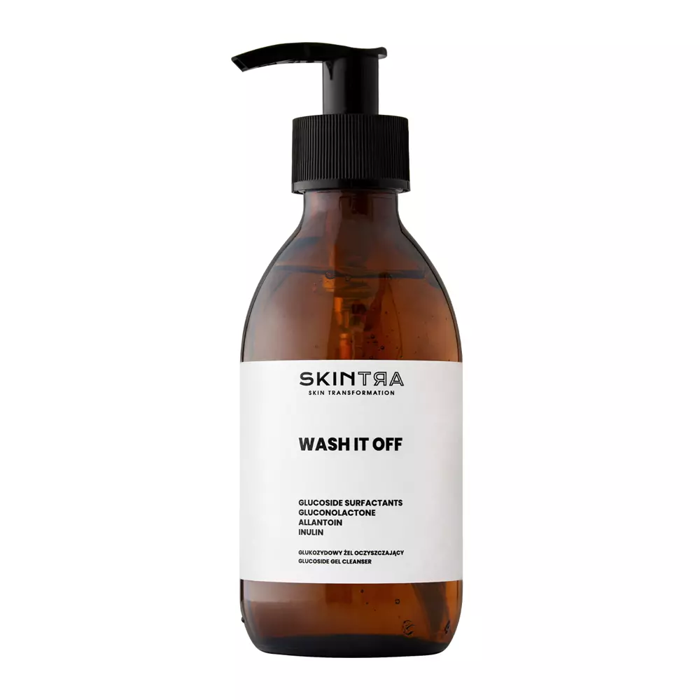 SkinTra - Wash It Off - Glükozid Arctisztító Gél - 200ml
