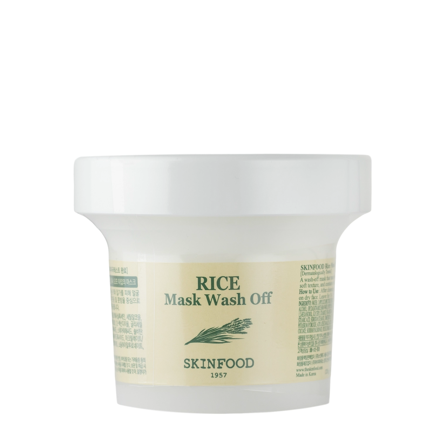 Skinfood - Rice Mask Wash Off - Világosító Rizs Arcmaszk - 120g