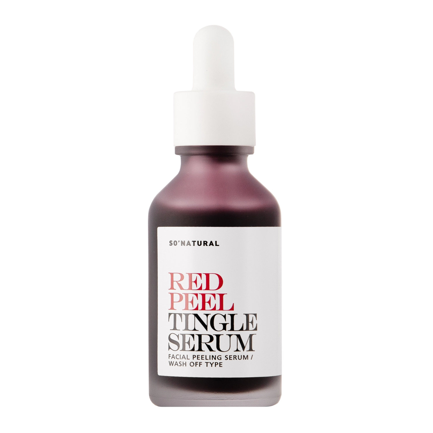 So Natural - Red Peel Tingle Serum - Hámlasztó Arcszérum - 20ml