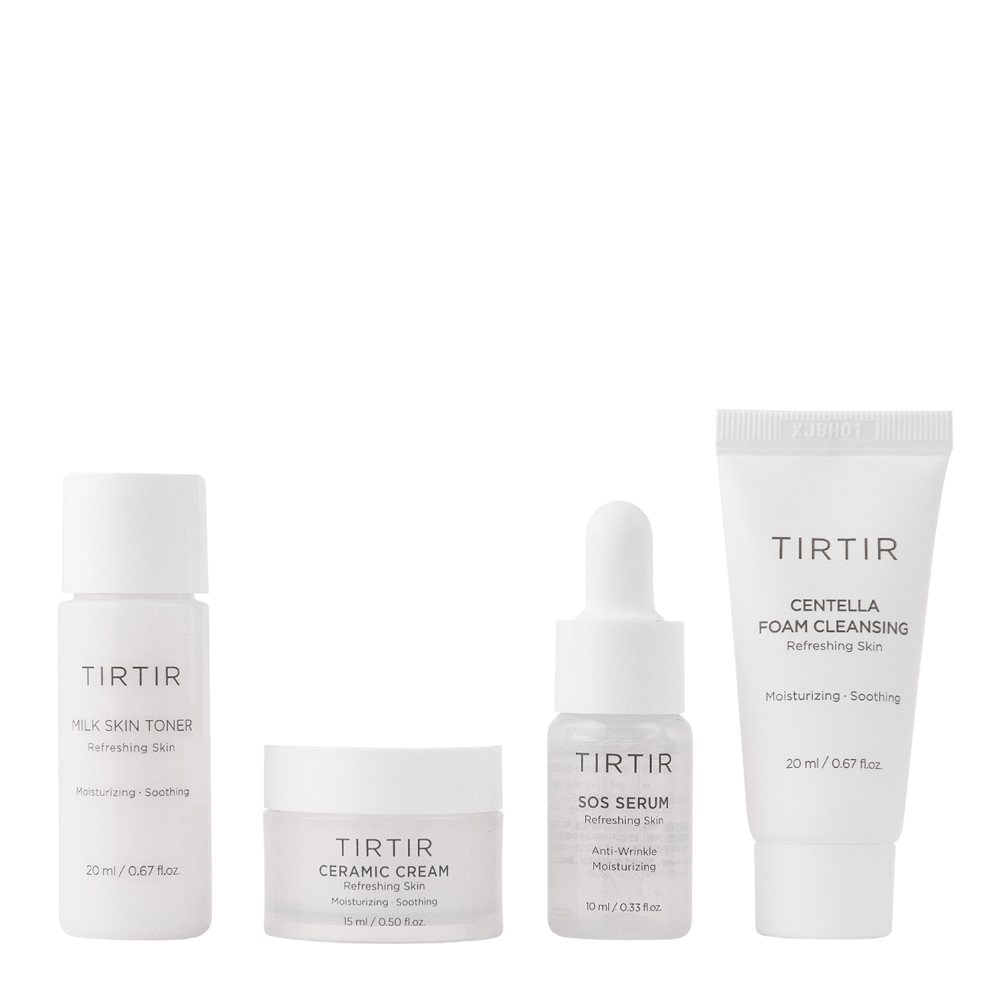 TIRTIR - Glow Trial Kit - Arcápoló Minikészlet - 20ml+20ml+10ml+15ml