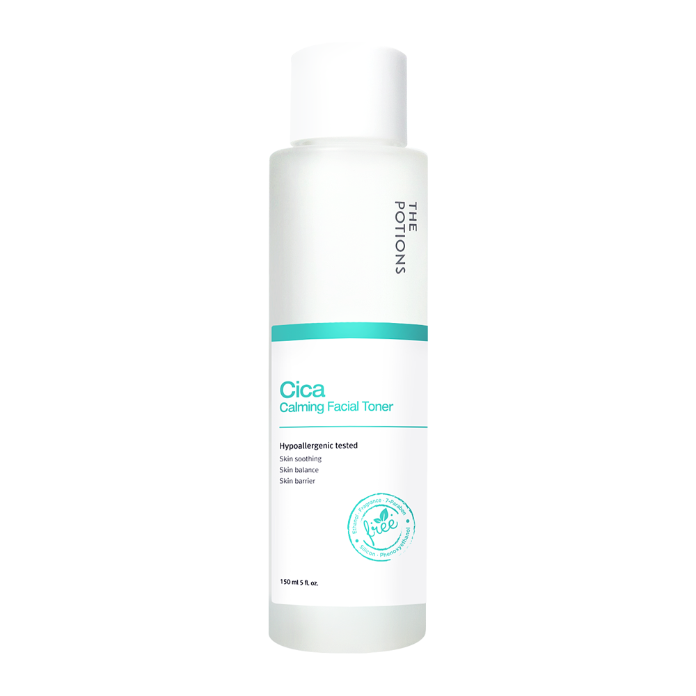 The Potions - Cica Calming Facial Toner - Nyugtató Arctonik Ázsiai Gázlóval - 150ml