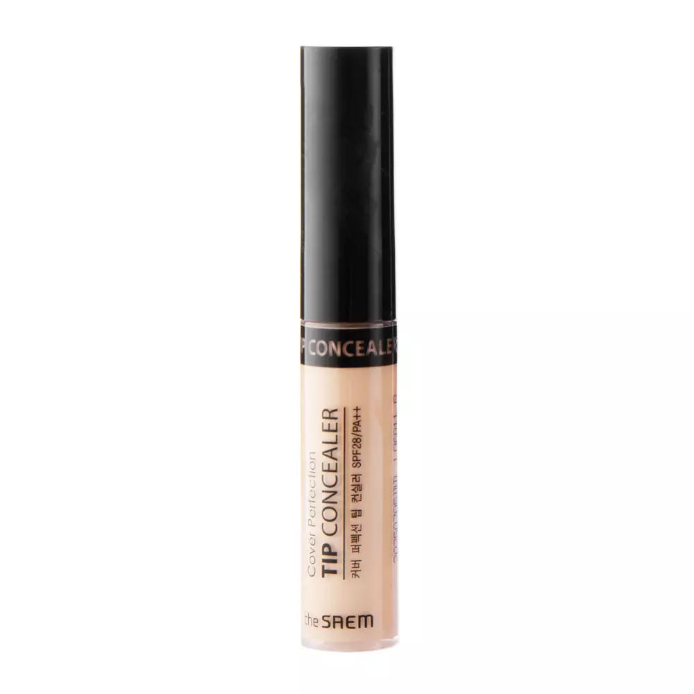 The Saem - Cover Perfection Tip Concealer - SPF 28/PA++ - Fedő Korrektor - 02 Rich Beige - 6,5ml