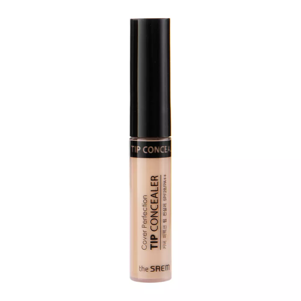 The Saem - Cover Perfection Tip Concealer - SPF 28/PA++ - Fedő Korrektor - 1.75 Middle Beige - 6,5ml