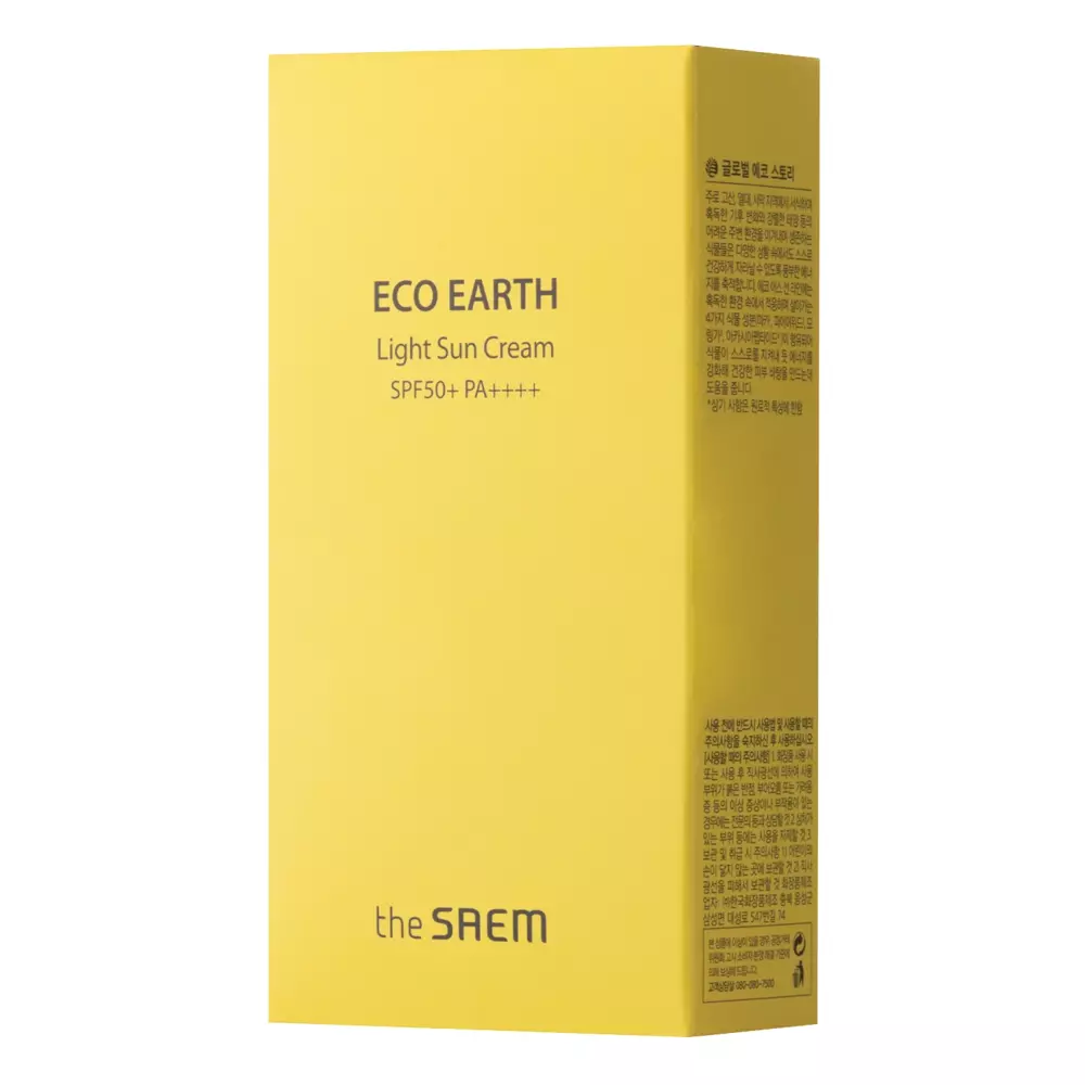 The Saem - Eco Earth Light Sun Cream - SPF50+/PA++++ - Könnyed Fényvédő Krém - 50g