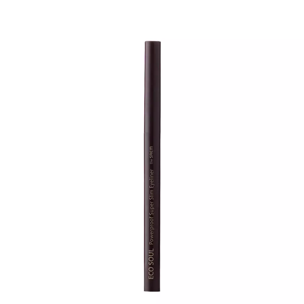 The Saem - Eco Soul Powerproof Super Slim Eyeliner - Vízálló Precíz Szemhéjtus - BR01 - 0.1g