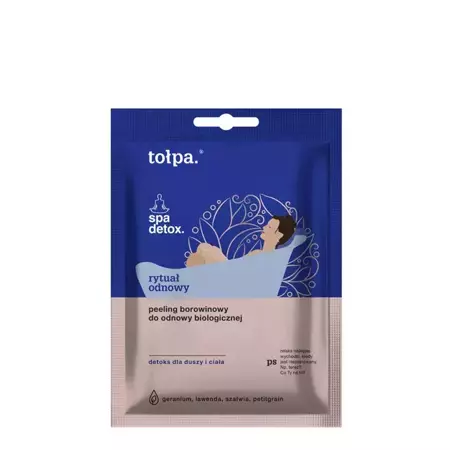 Tołpa - Spa Detox Megújulási Rituálé - Gyógyiszap Peeling Biológiai Megújuláshoz - 42g