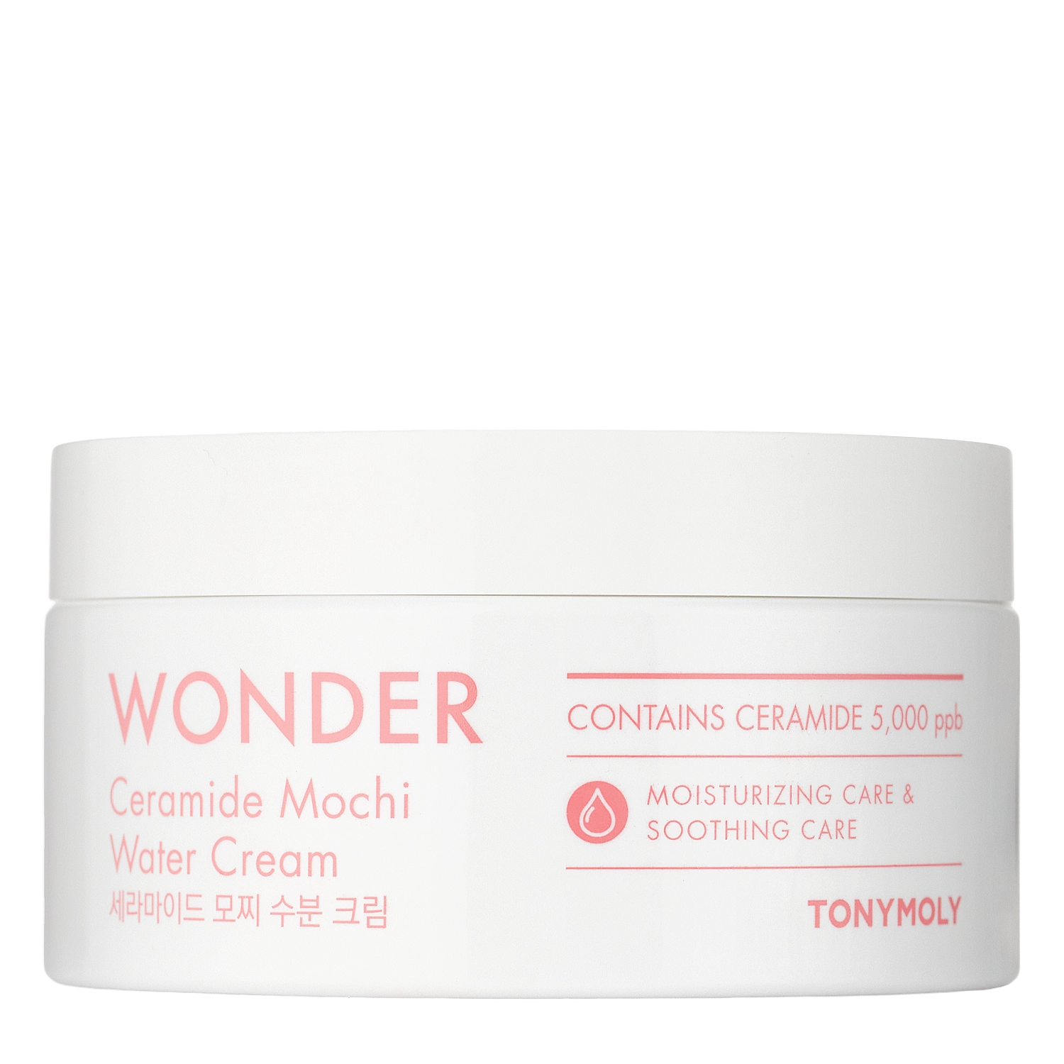 TonyMoly - Wonder Ceramide Mocchi Water Cream - Hidratáló Arckrém Ceramidokkal - 300ml