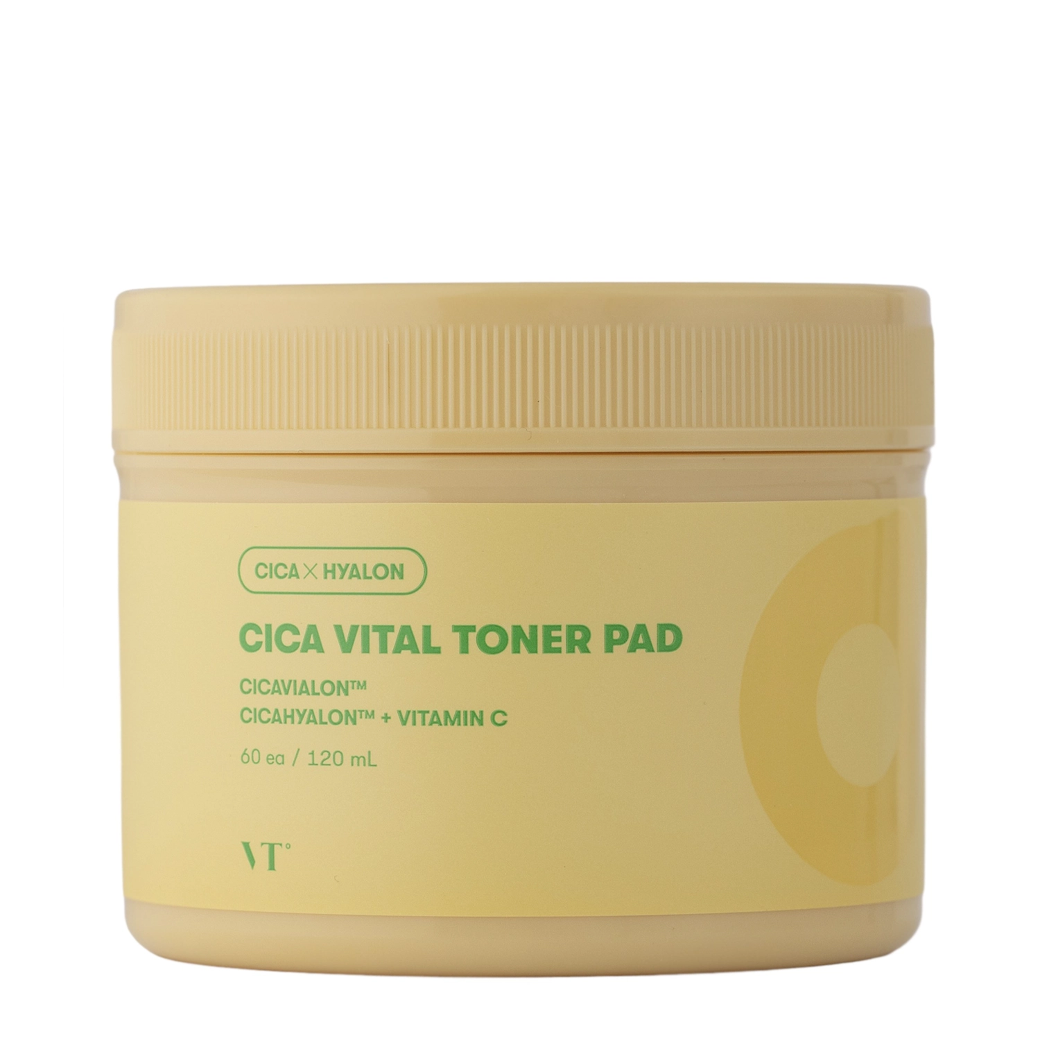 VT Cosmetics - Cica Vital Toner Pad - Világosító Arckorongok C-vitaminnal - 60db/120ml