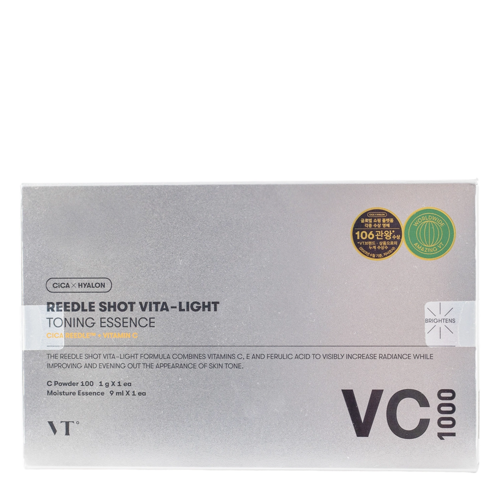 VT Cosmetics - Vita-Light Toning Essence VC1000 - Világosító Esszencia C-vitaminnal - 1.5g+8.5ml