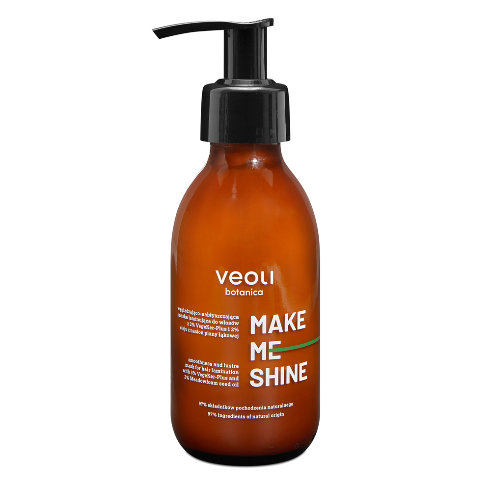 Veoli Botanica - Make Me Shine - Simító és Fényesítő Lamináló Hajmaszk - 140ml