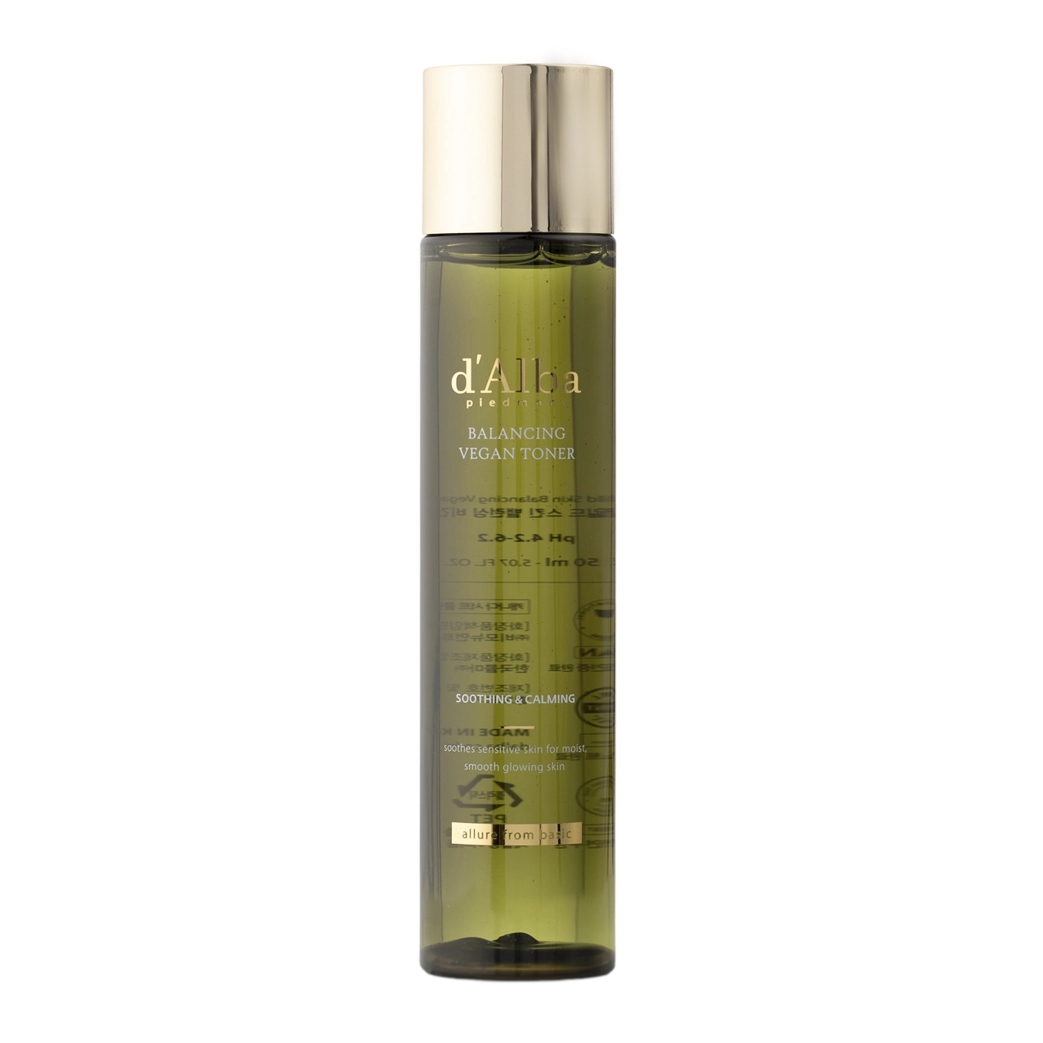 d'Alba - Mild Skin Balancing Vegan Toner - Hidratáló és Bőrnyugtató Arctoner - 150ml