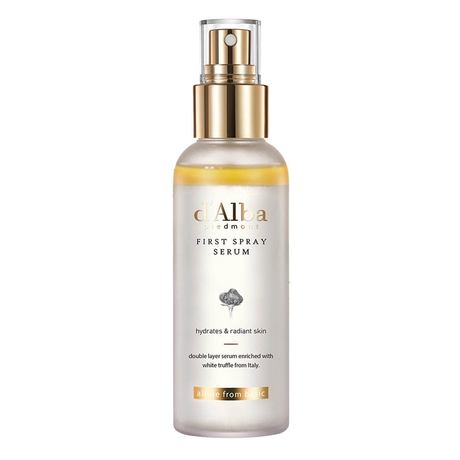 d'Alba - White Truffle First Spray Serum - Ragyogtató és Hidratáló Szérum Permet - 100ml