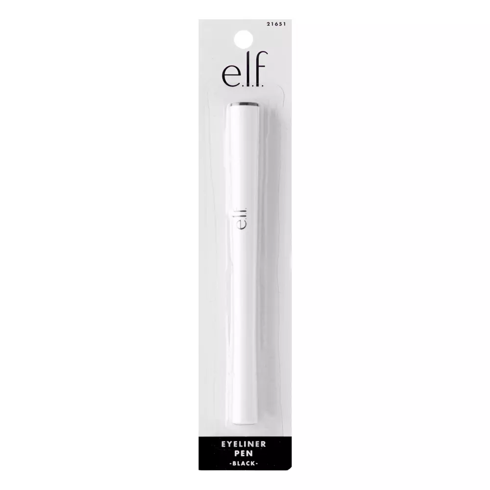 e.l.f. - Essential Waterproof Eyeliner Pen - Filces Szemhéjtus - Black - 1.4g